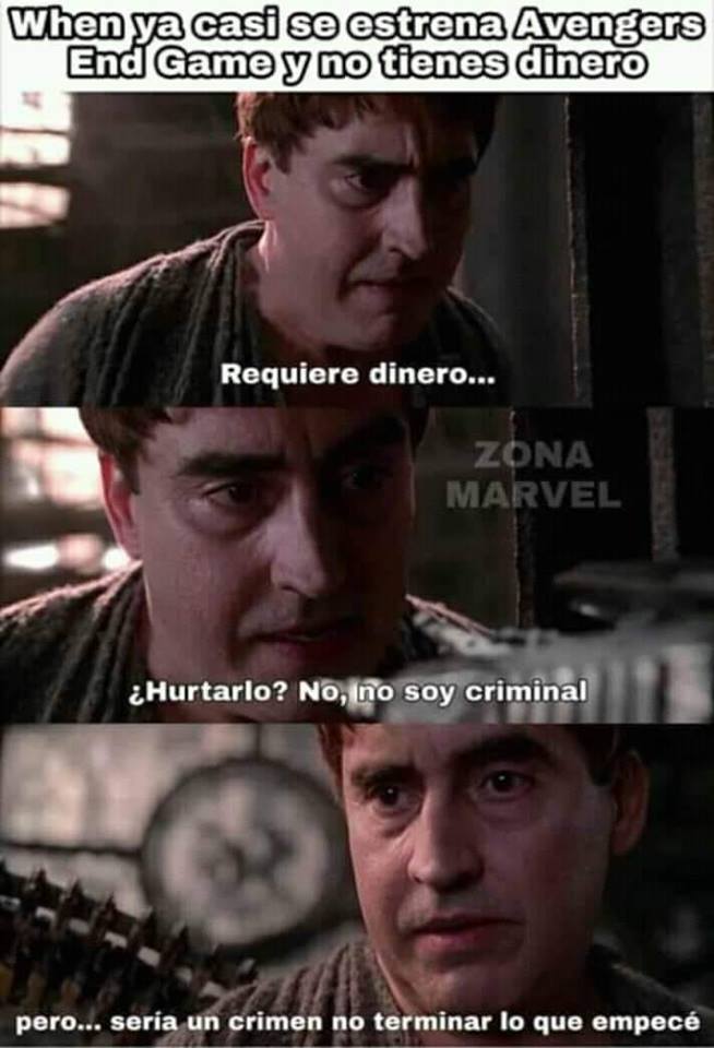 Los mejores memes de Avengers Endgame