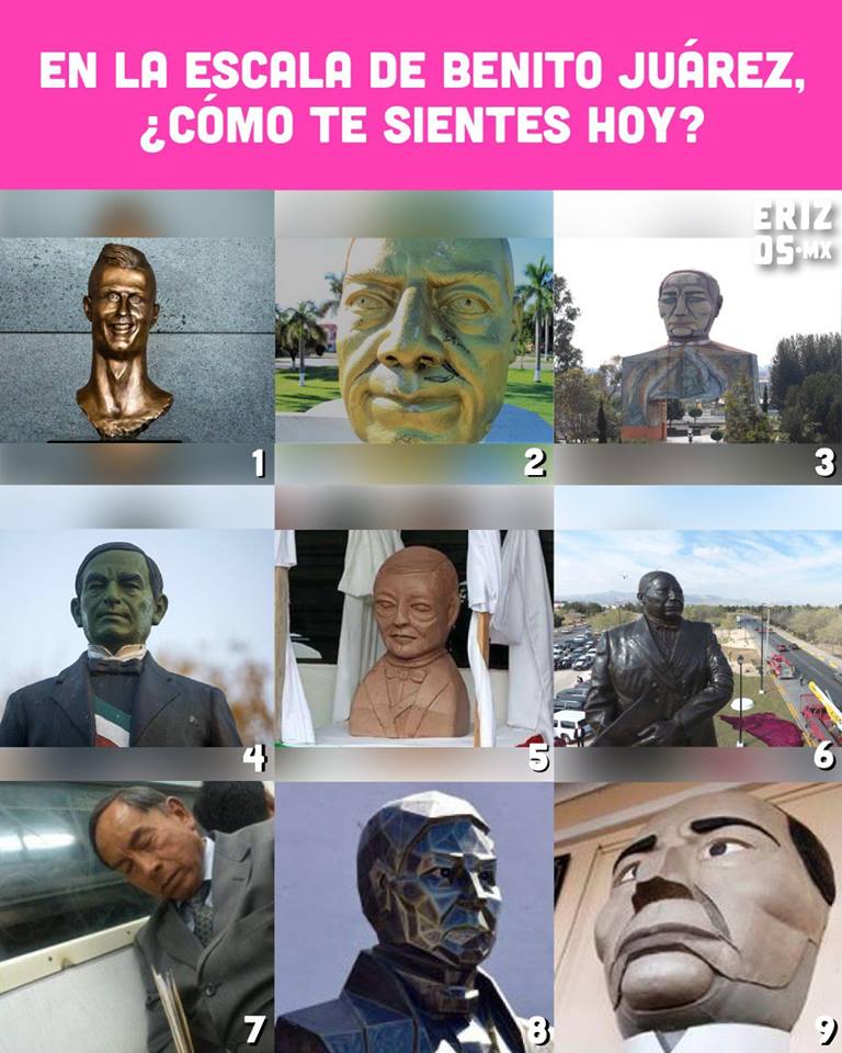 Los mejores memes de Benito Juárez y su estatua alienígena