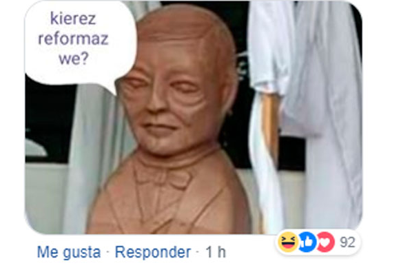 Los mejores memes de Benito Juárez y su estatua alienígena