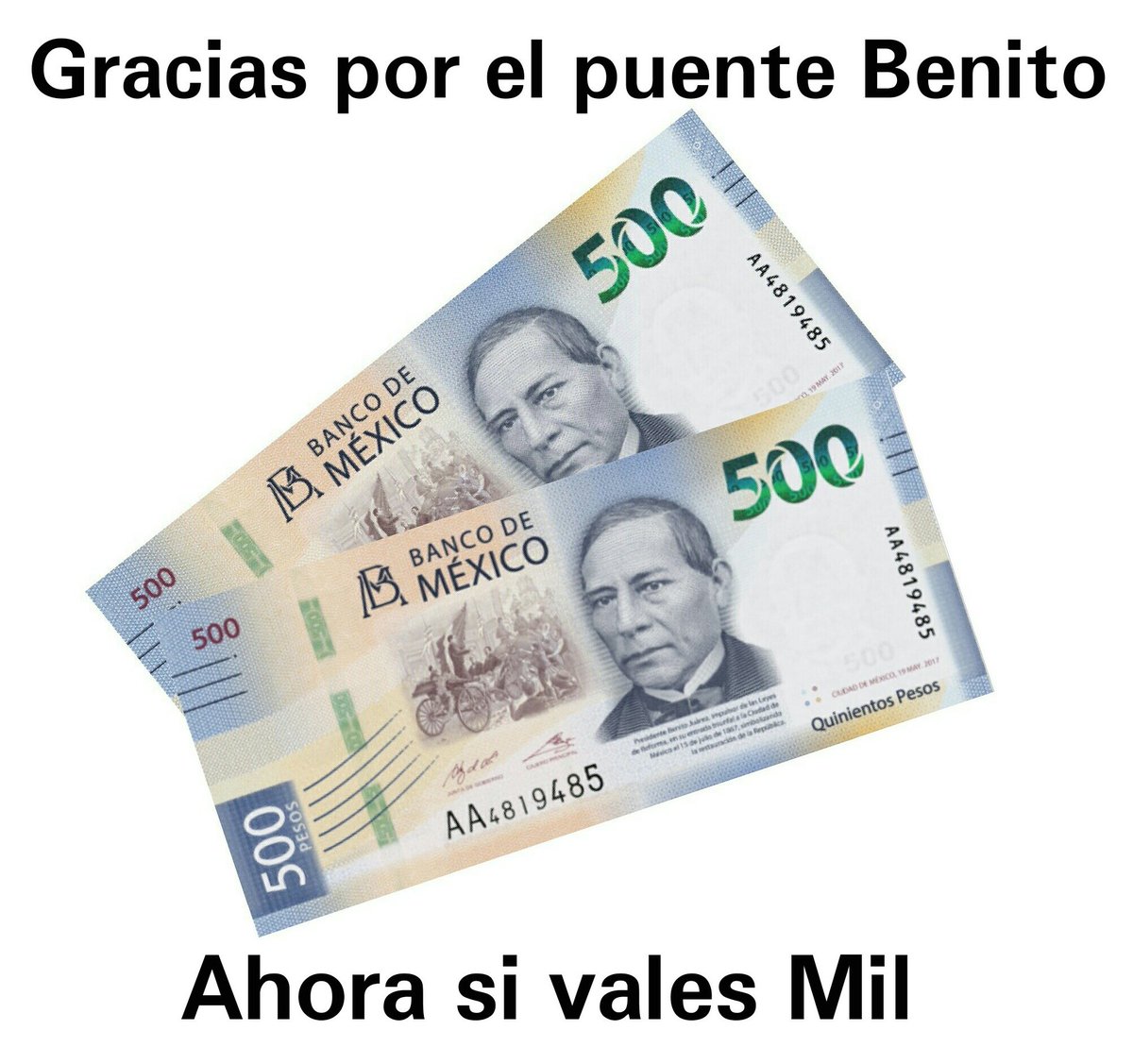 Memes del puente de Benito Juárez