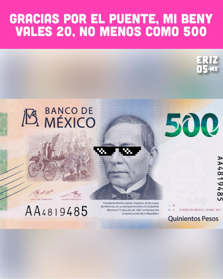 Memes del puente de Benito Juárez