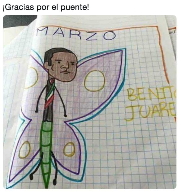 Memes del puente de Benito Juárez