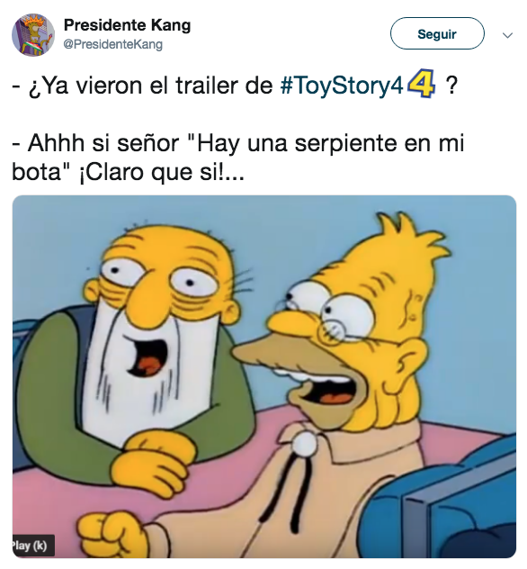 Memes del trailer de Toy Story 4