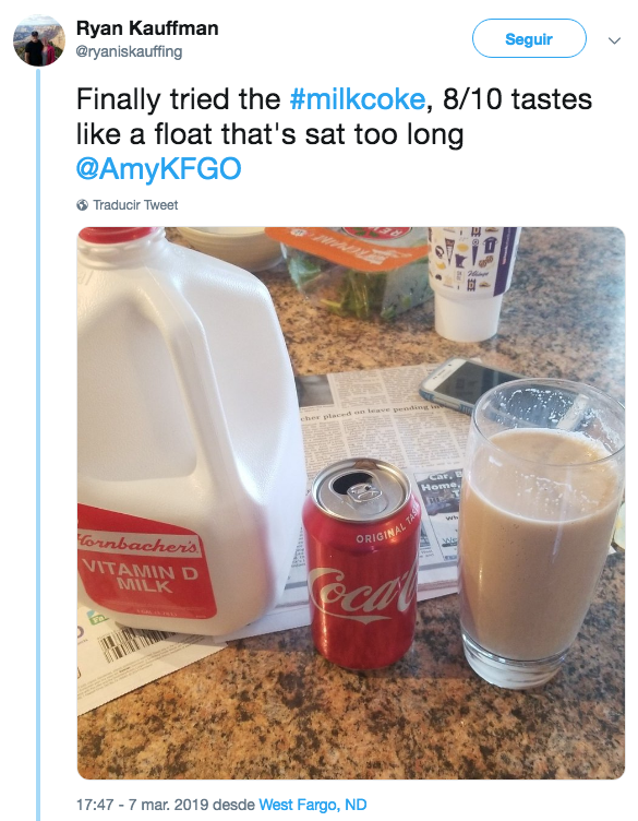 Llega reto viral Milkcoke