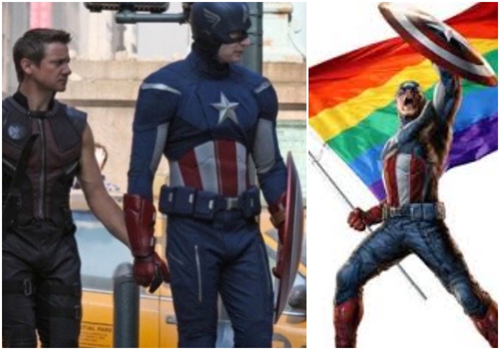 Foto CapitÃ¡n AmÃ©rica Gay 9 Marzo 2019