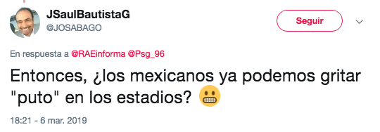 Rae válida el uso de Puto como prefijo intensificador