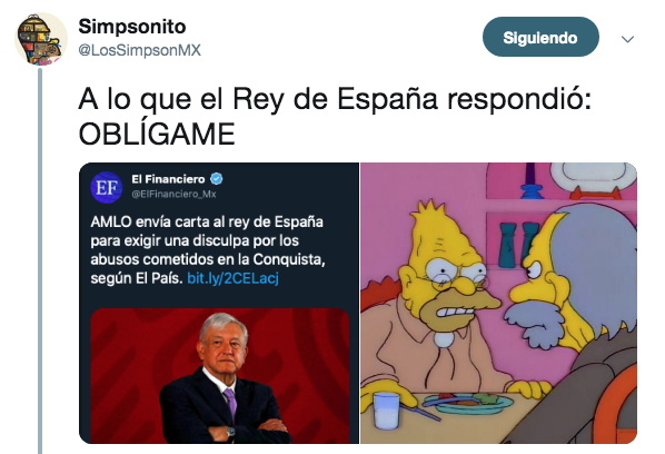Reacciones a la disculpa que AMLO pide al rey de España
