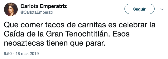 Senadora de Morena dice que comer tacos de carnitas es festejar caida de Tenochtitlán