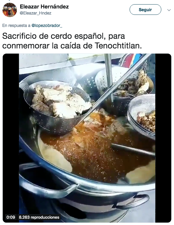 Senadora de Morena dice que comer tacos de carnitas es festejar caida de Tenochtitlán