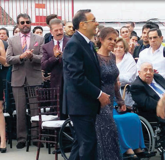 Sergio Goyri se convierte en invitado incÃ³modo en boda de su hijo