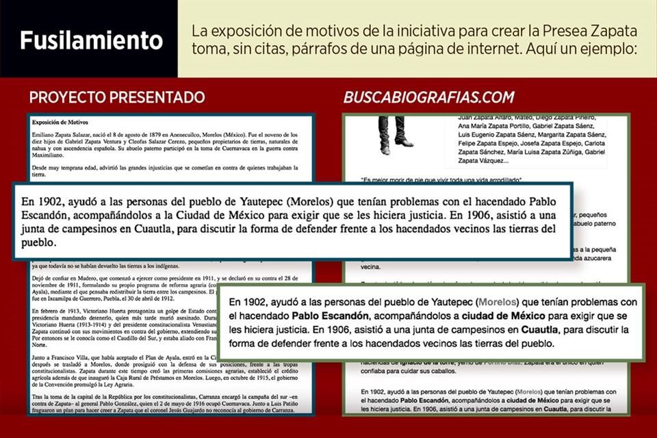 Sergio Mayer sacó la biografía de Zapata de Internet