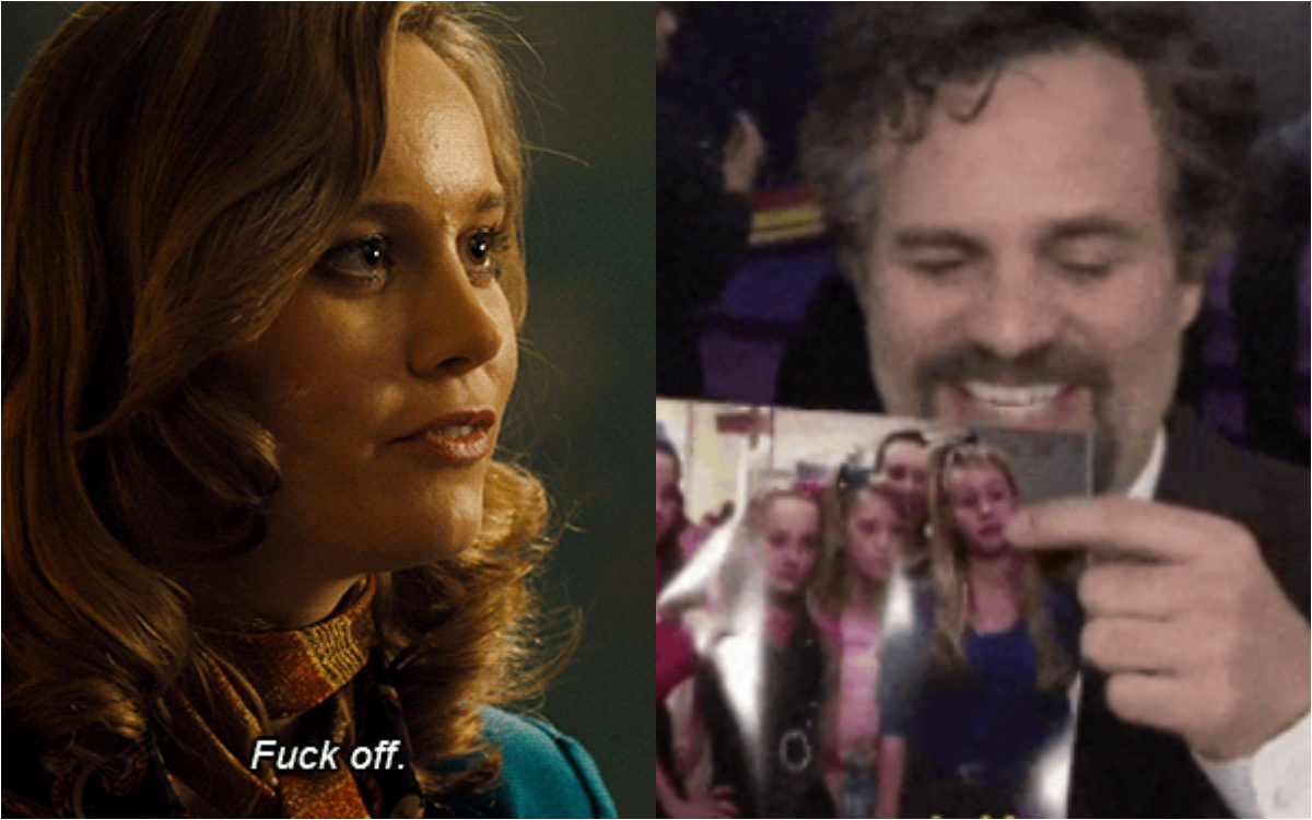Mark Ruffalo acaba de darse cuenta que actuÃ³ Brie Larson