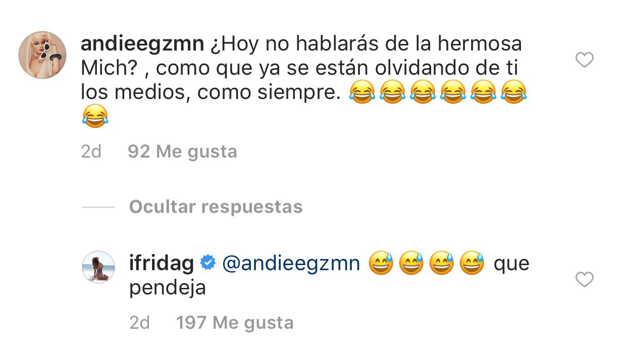 Frida Sofía vuelve a criticar a Michelle Salas