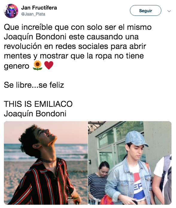 Periodista critica a Joaquí Bondoni por su look