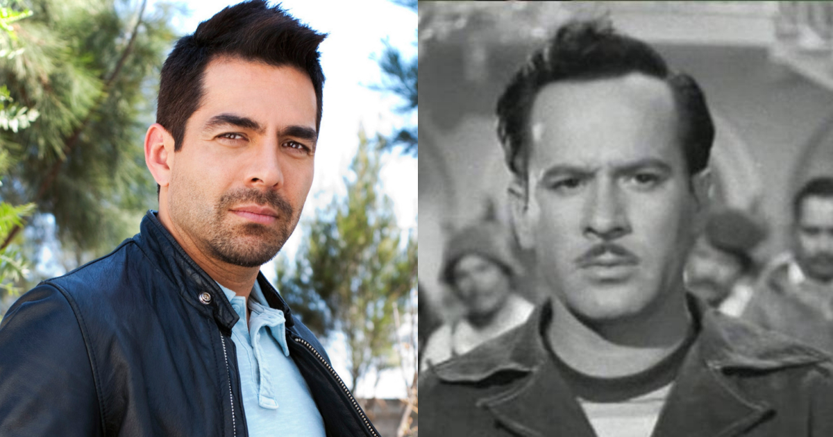 Foto de Omar Chaparro como Pedro Infante