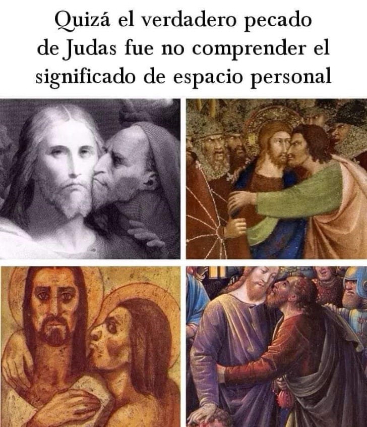 meme judas semana santa