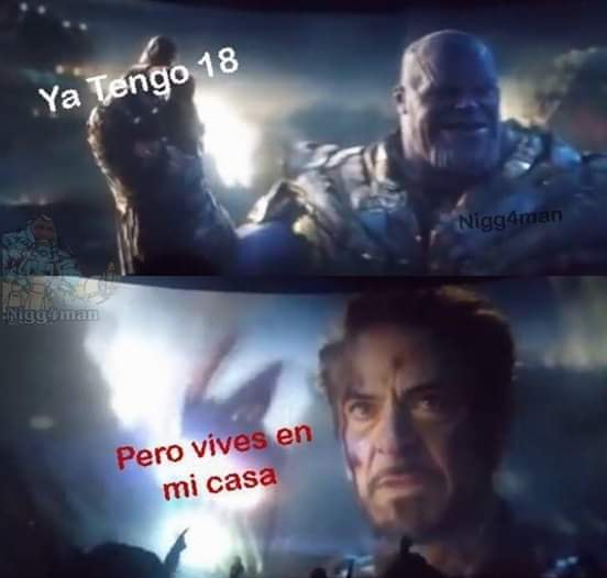 Memes de Iron Man tronando los dedos en Avengers Endgame