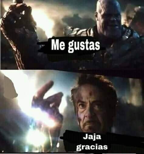 Memes de Iron Man tronando los dedos en Avengers Endgame