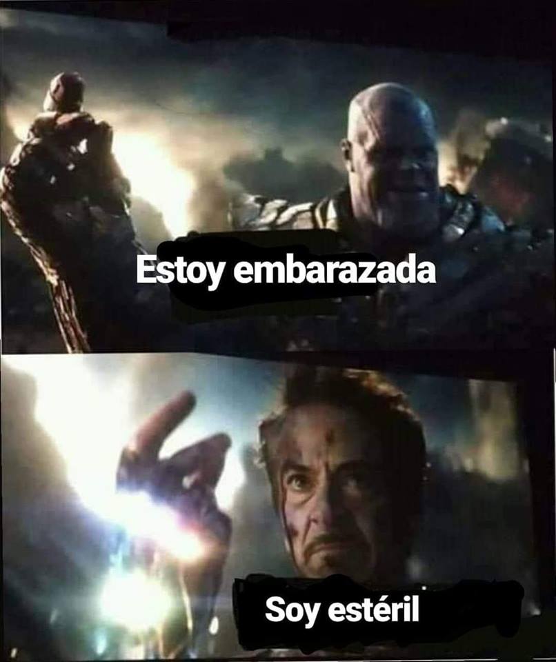 Memes de Iron Man tronando los dedos en Avengers Endgame