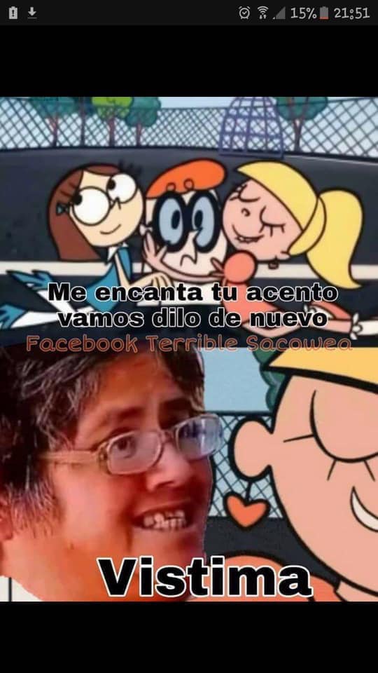 Memes de señora víctima