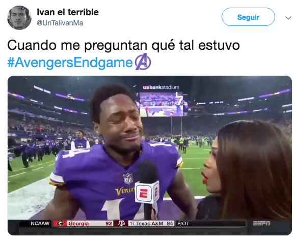 Memes del estreno de Avengers Endgame