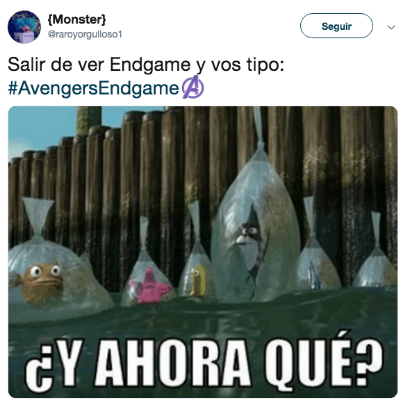Memes del estreno de Avengers Endgame
