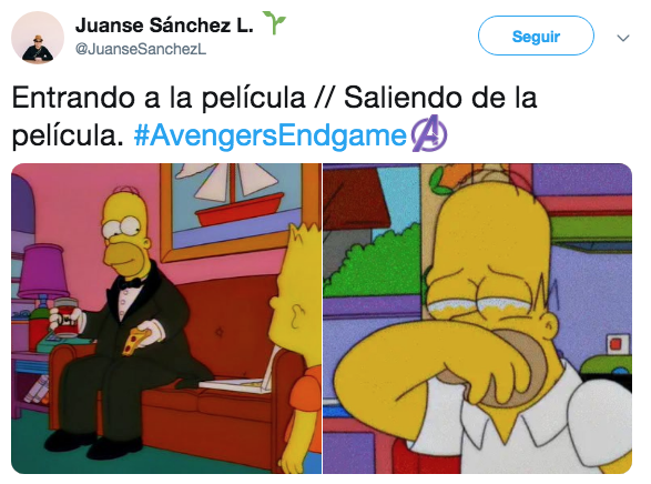 Memes del estreno de Avengers Endgame