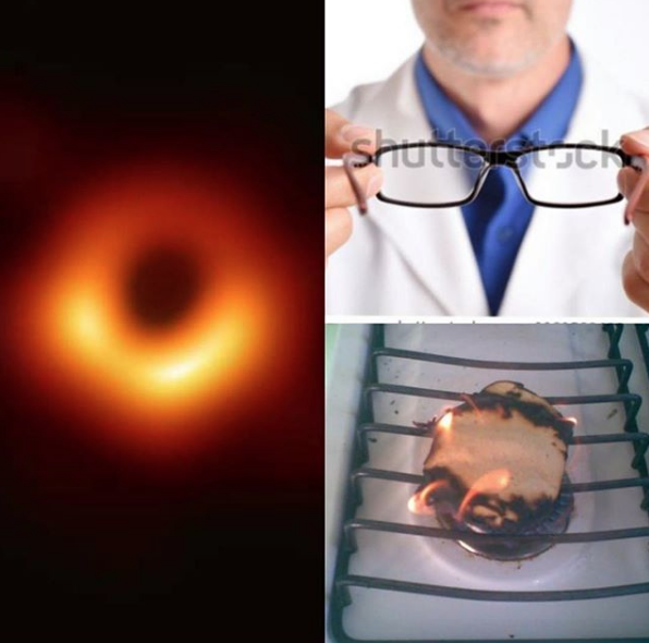 Memes de la primer foto del agujero negro