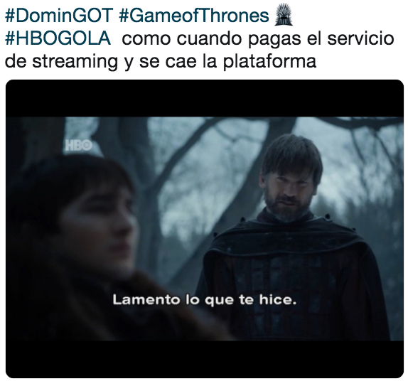 Memes segundo capítulo Game of Thrones