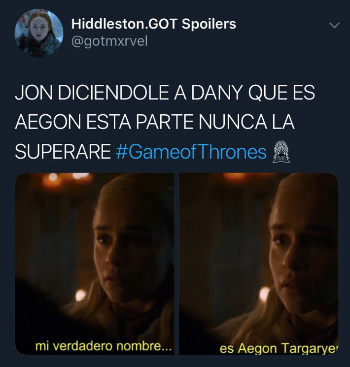 Memes segundo capítulo Game of Thrones