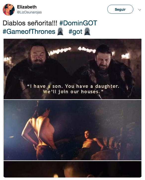 Memes segundo capítulo Game of Thrones