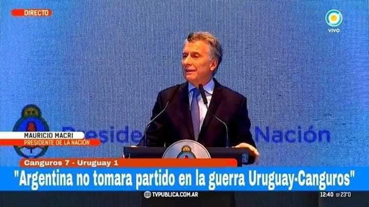 Memes de la guerra entre uruguayos y canguros