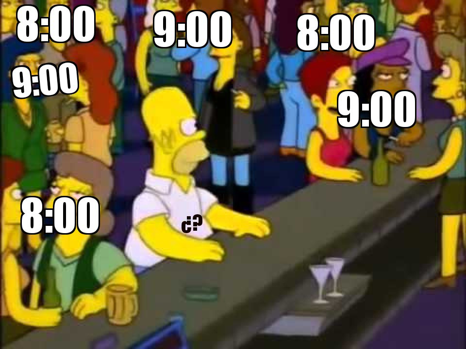 Memes del horario de verano 2019
