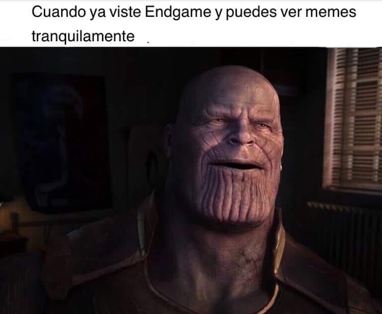 Memes con spoilers de Avengers Endgame