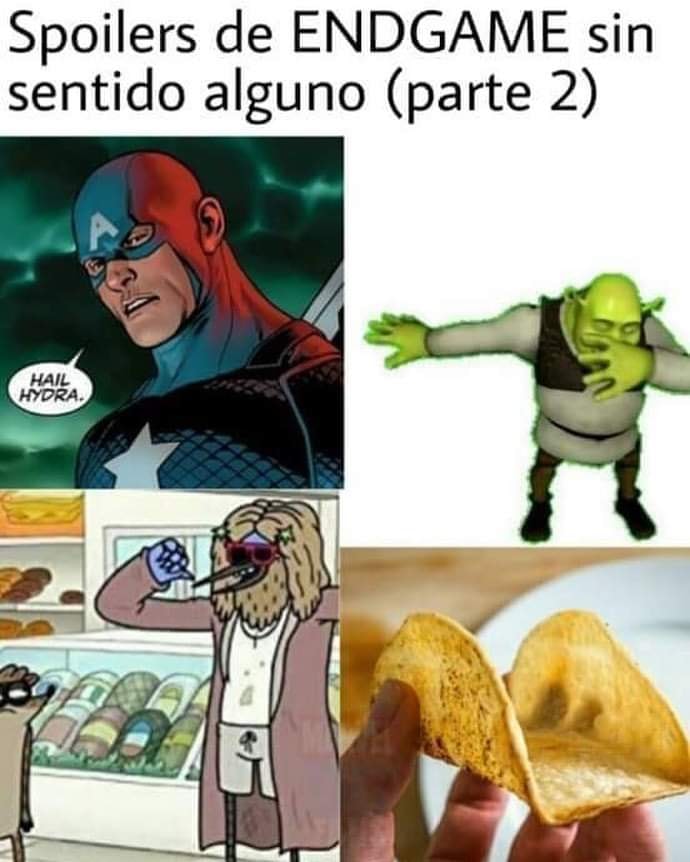 Memes con spoilers de Avengers Endgame