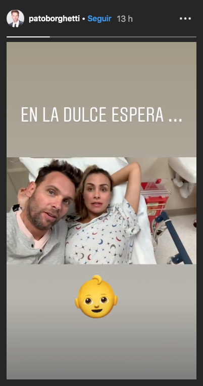 Nace el bebé de Odalys Ramírez y Patricio Borghetti