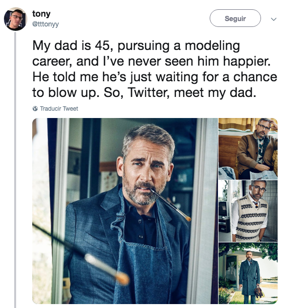 Hombre se vuelve famoso por tweets de su hijo