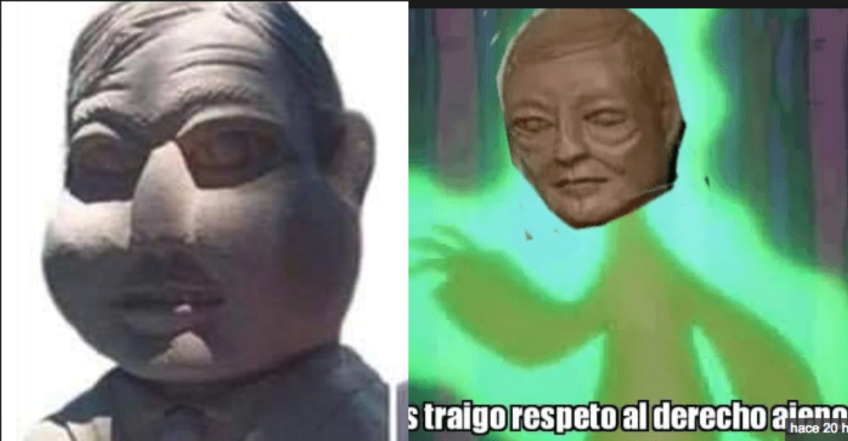 Origen escultor de benito alien y amlo paperas
