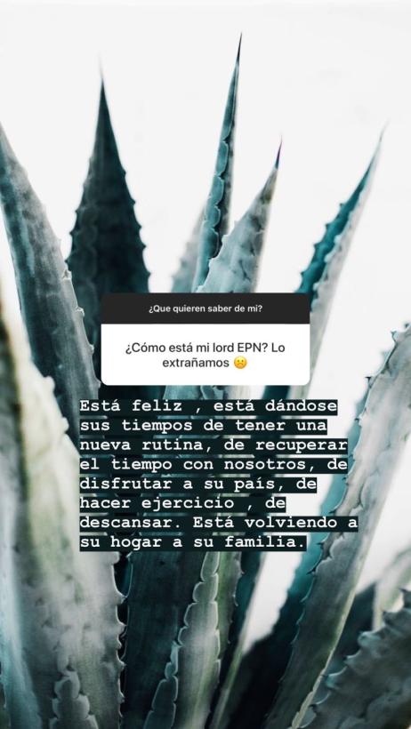 Paulina Peña revela detalles de la vida de Enrique Peña Nieto