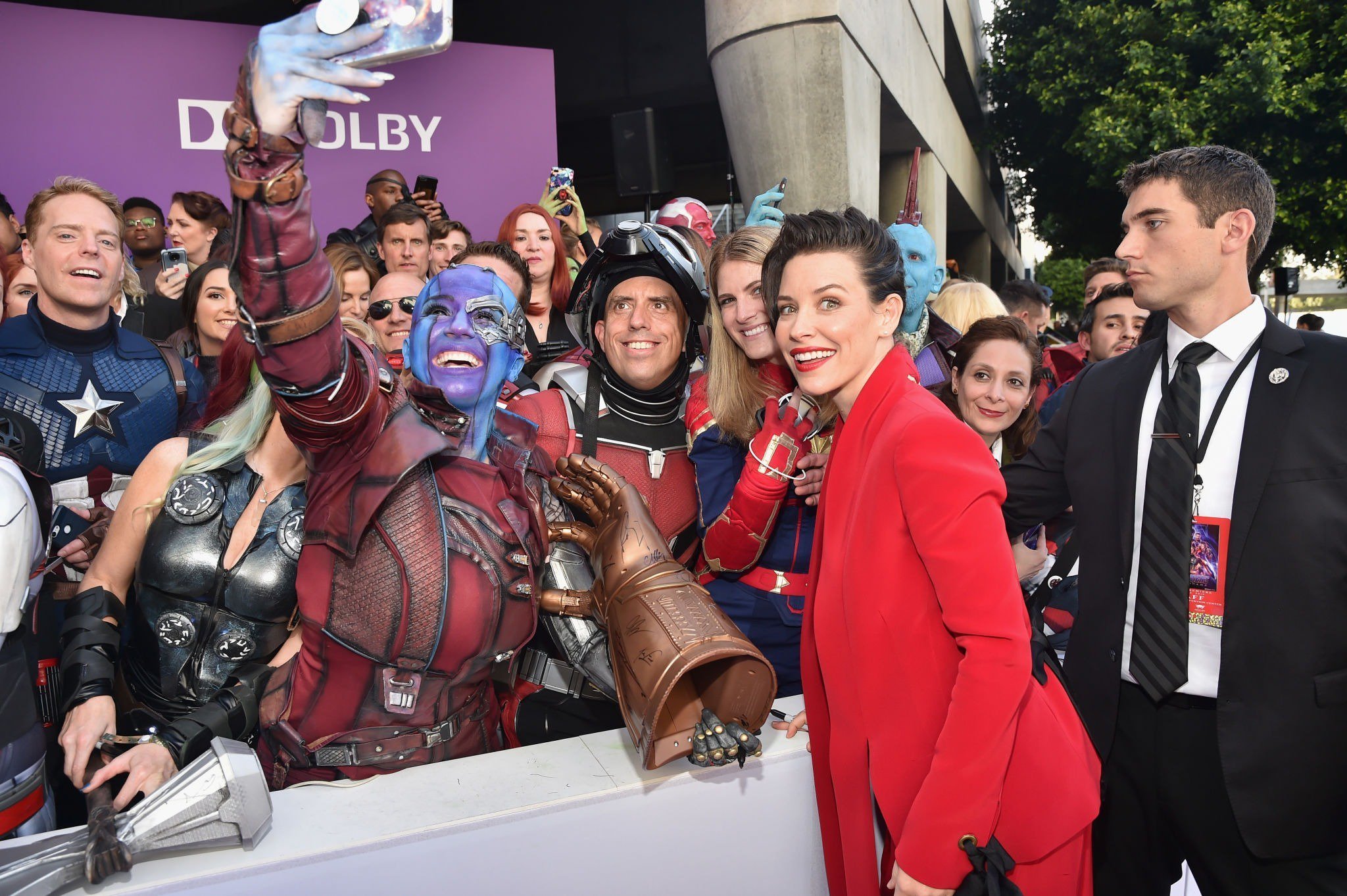 AsÃ­ fue alfrombra roja de la premiere de Avengers: Endgame