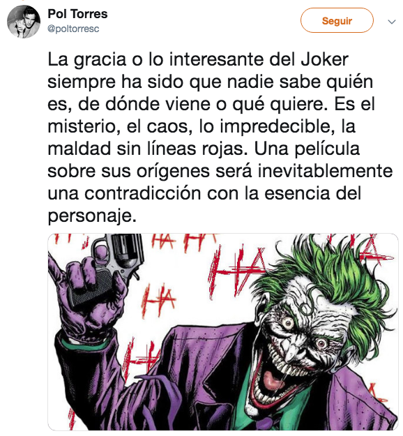 Reacciones al trailer de The Joker con Joaquin Phoenix