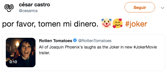 Reacciones al trailer de The Joker con Joaquin Phoenix