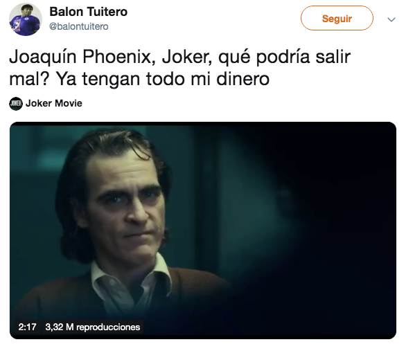 Reacciones al trailer de The Joker con Joaquin Phoenix