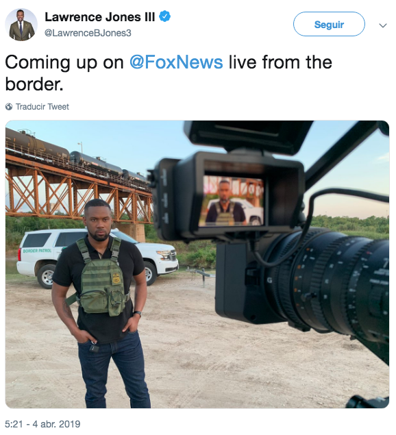 Reportero recibe burlas por usar chaleco antibalas en la frontera de Estados Unidos y México