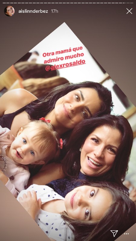 Aislinn Derbez festeja el día de las madres