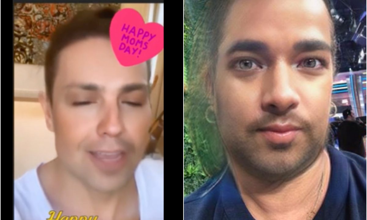 Famosos con el filtro que te cambia el sexo