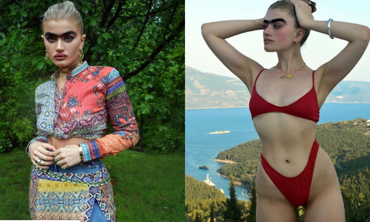 Ella es la modelo que decidió dejar de depilarse y presumir su uniceja