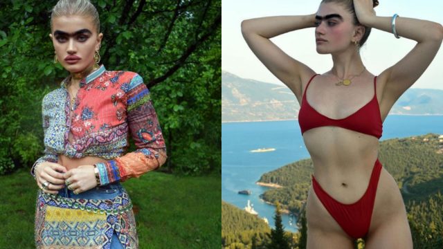 Ella es la modelo que decidió dejar de depilarse y presumir su uniceja