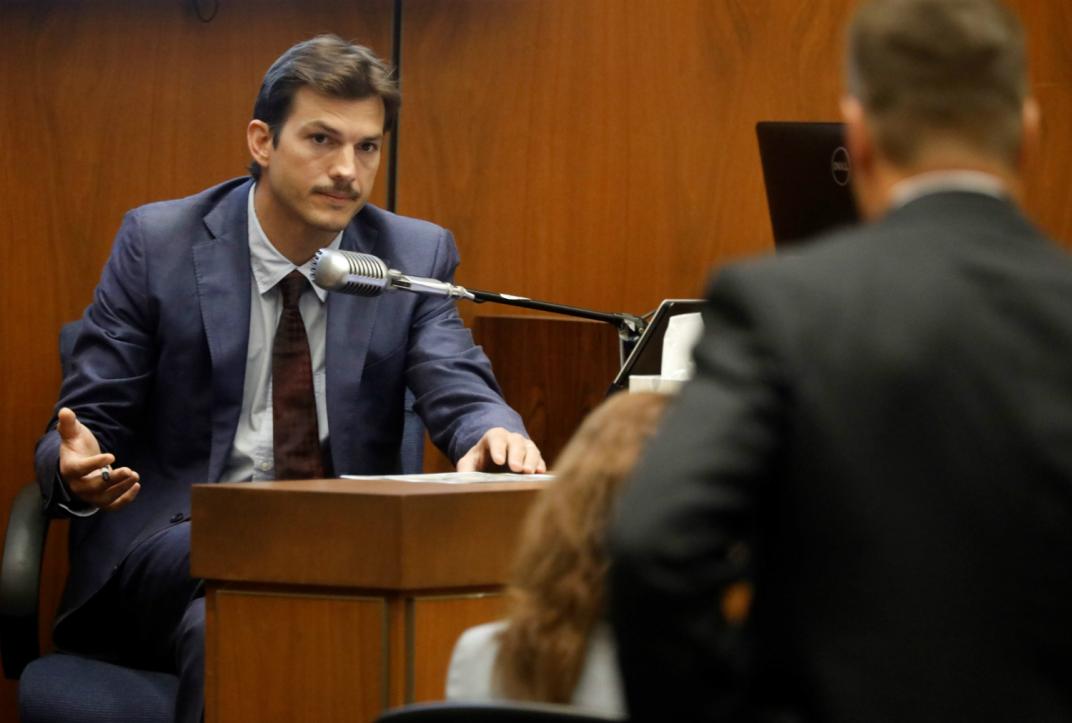 Ashton Kutcher testifica por feminicidio de Ashley Ellerin
