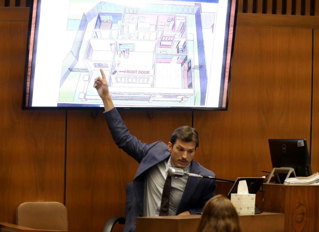 Ashton Kutcher testifica por feminicidio de Ashley Ellerin